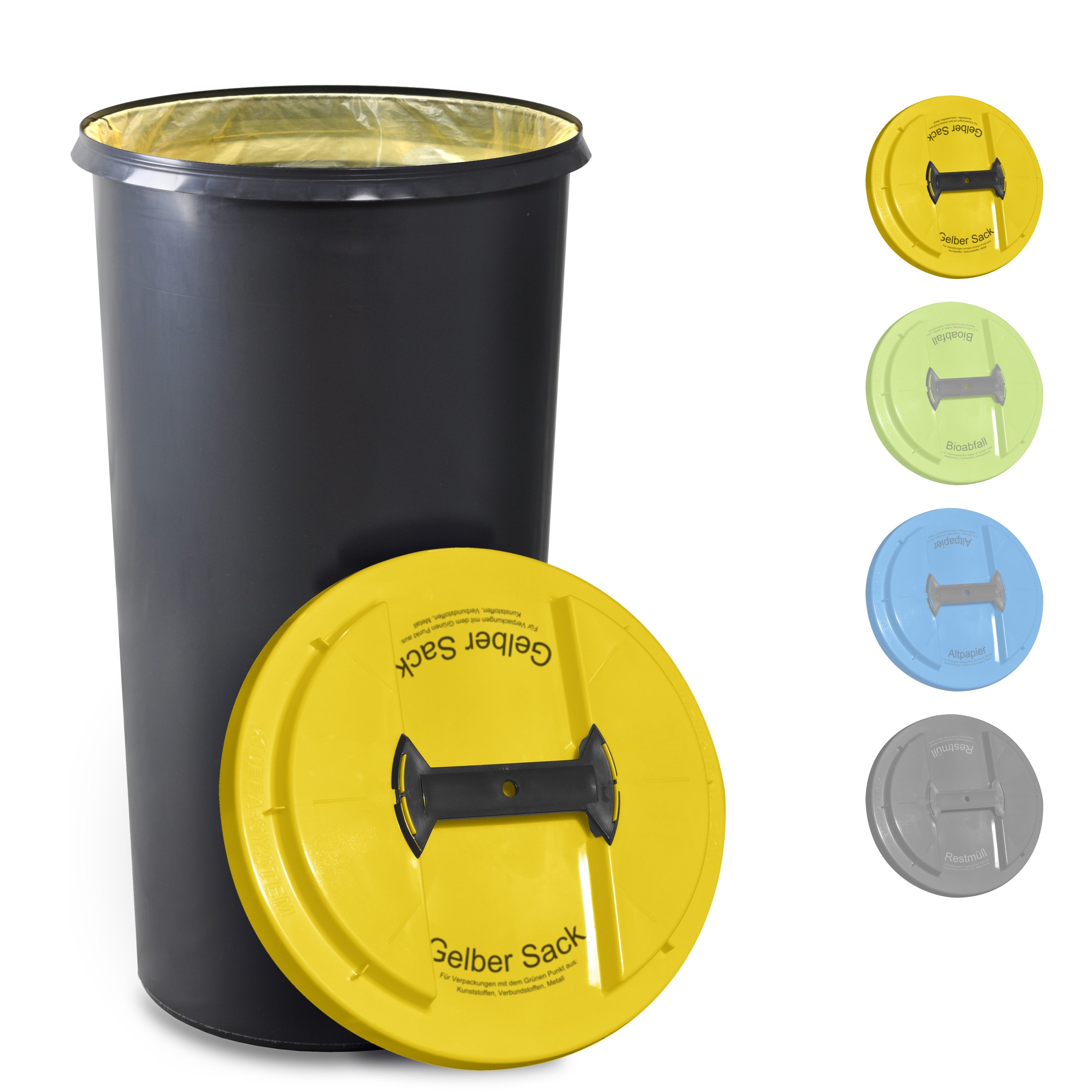 KUEFA BSC LA 60L Müllsackständer mit Laserbeschriftung