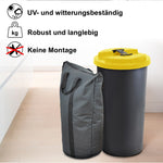 Lade das Bild in den Galerie-Viewer, KUEFA IBC Flaschensammler, 60 Liter Sammelbehälter mit Deckel und Innentasche
