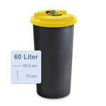 Lade das Bild in den Galerie-Viewer, KUEFA IBC Flaschensammler, 60 Liter Sammelbehälter mit Deckel und Innentasche
