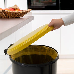 KUEFA VL 60l Müllsackständer, Mülleimer, Sammelbehälter mit Scharnierdeckel