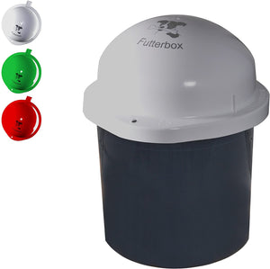 KUEFA Duo Mini mit Laserbeschriftung - Hundefutter Aufbewahrung Futtertonne - Futterbox