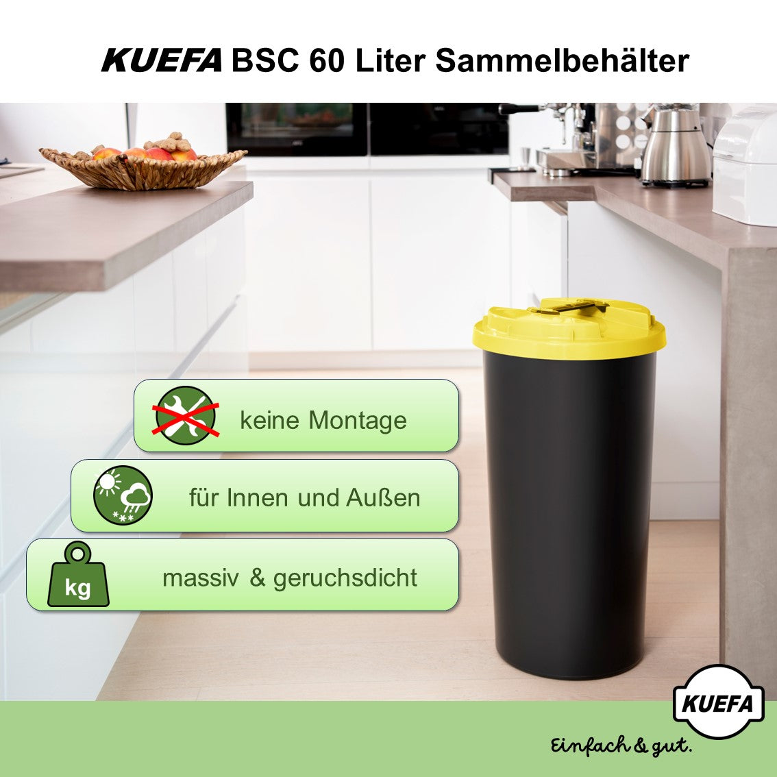 KUEFA BSC 60L Müllsackständer